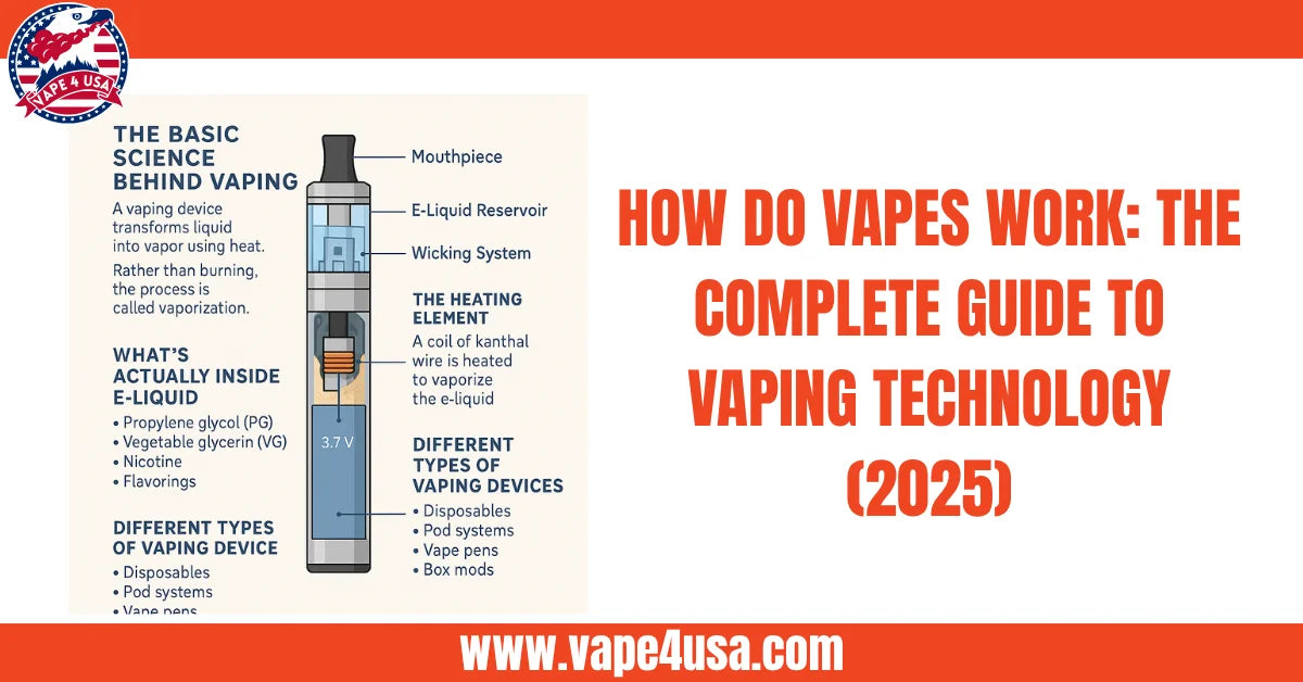 How Do Vapes Work: Discover the Tech Behind Every Puff in 2025