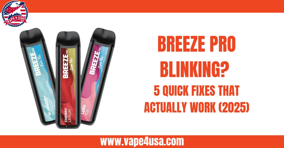 Why Is My Breeze Pro Blinking