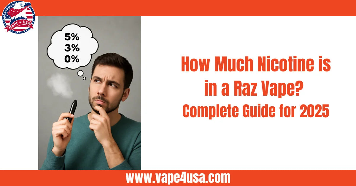 How Much Nicotine is in a Raz Vape