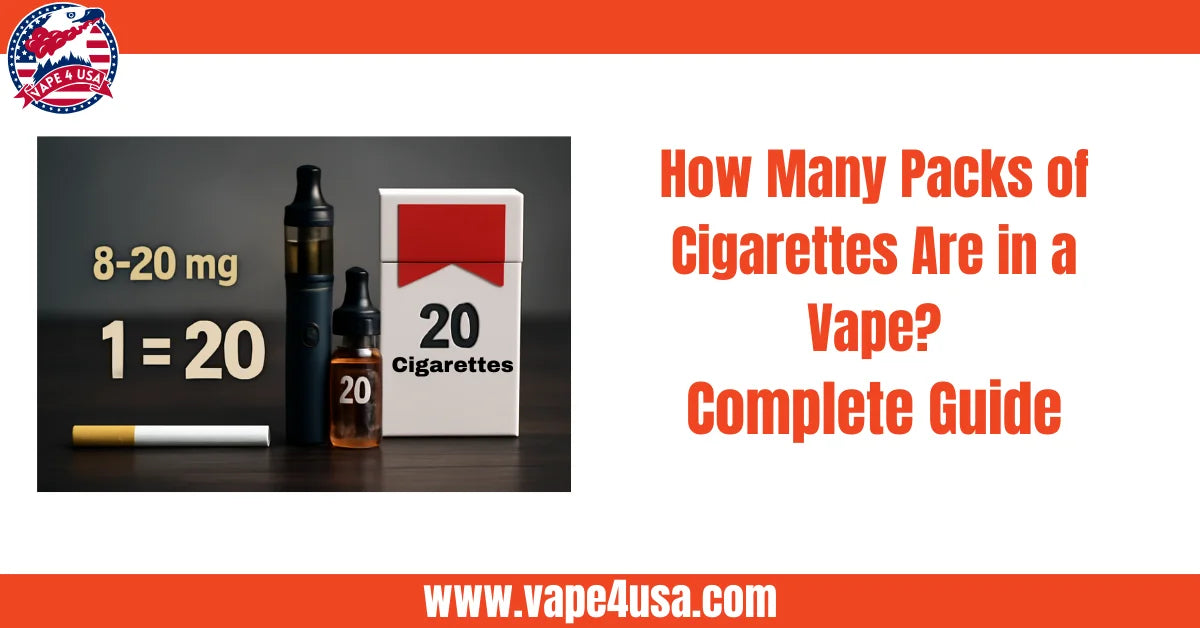 How Many Packs of Cigarettes Are in a Vape