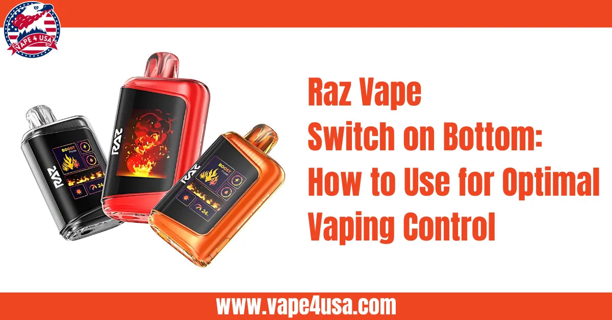 raz vape switch on bottom how to use