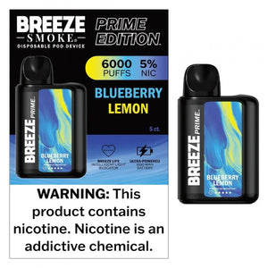 Breeze Prime Edition 6000 Puffs Disposable Vape