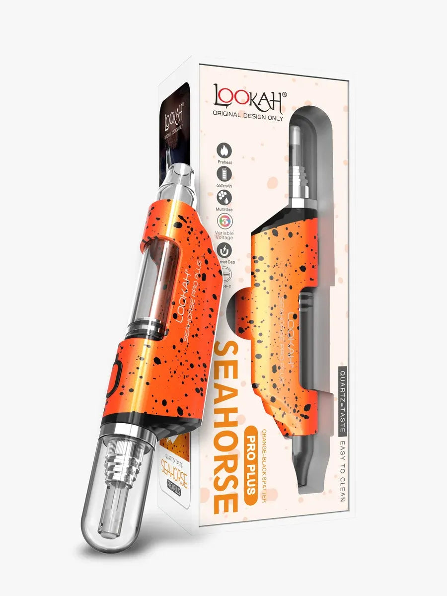 Dab_Pen_Battery__Lookah_Seahorse_Pro_Plus_-_Orange_Spatter