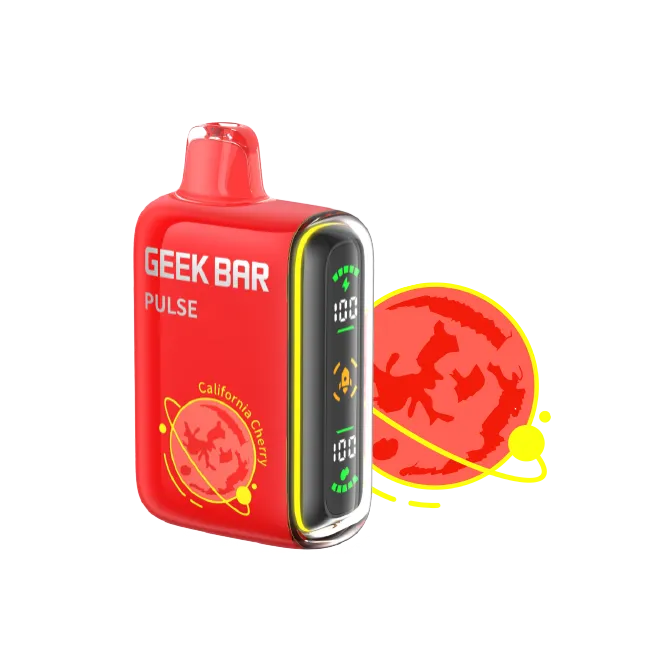 Geek Bar Pulse 15000 Puff Disposable Vape California Cherry