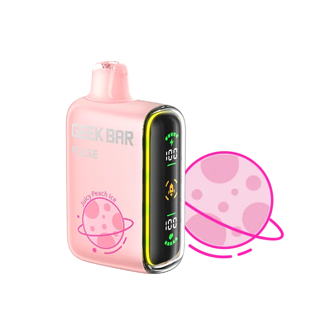 Geek Bar Pulse 15000 Puff Disposable Vape Juicy Peach Ice