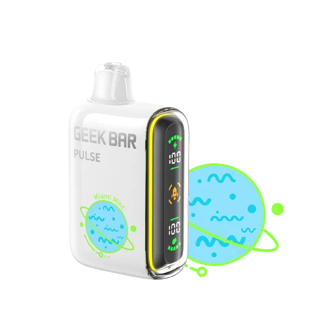 Geek Bar Pulse 15000 Puff Disposable Vape White Gummy Ice