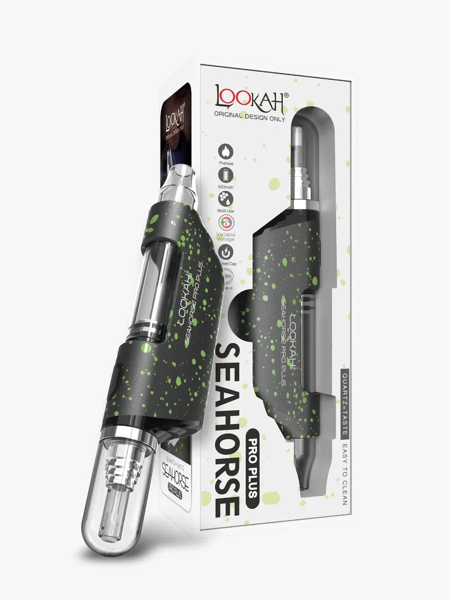 Lookah_Seahorse_Pro_Plus_Dab_Pen__Battery_-_Grean_Spatter
