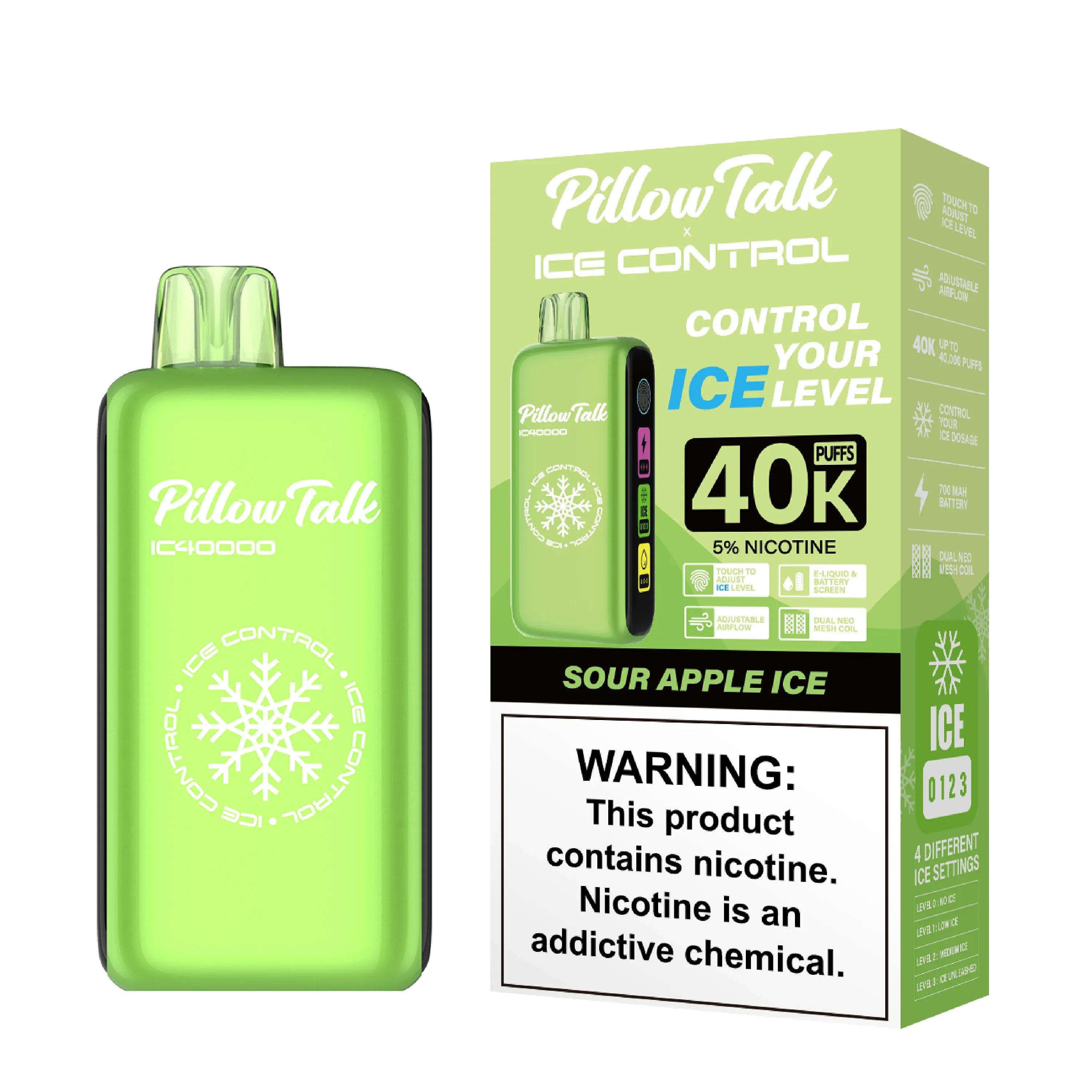 Pillow Talk Ice Control IC40000 Disposable Vape Sour Apple Ice