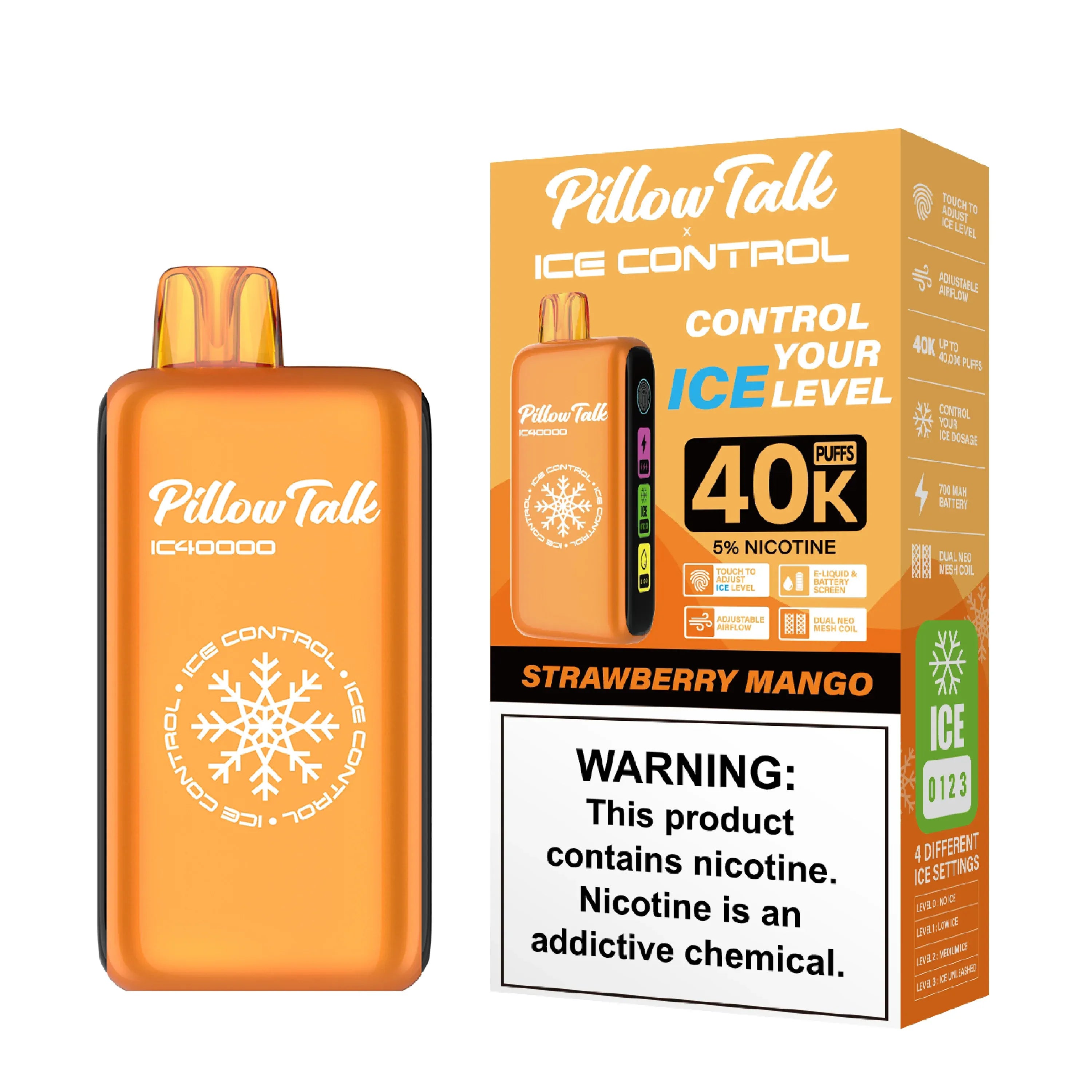 Pillow Talk Ice Control IC40000 Disposable Vape Strawberry Mango