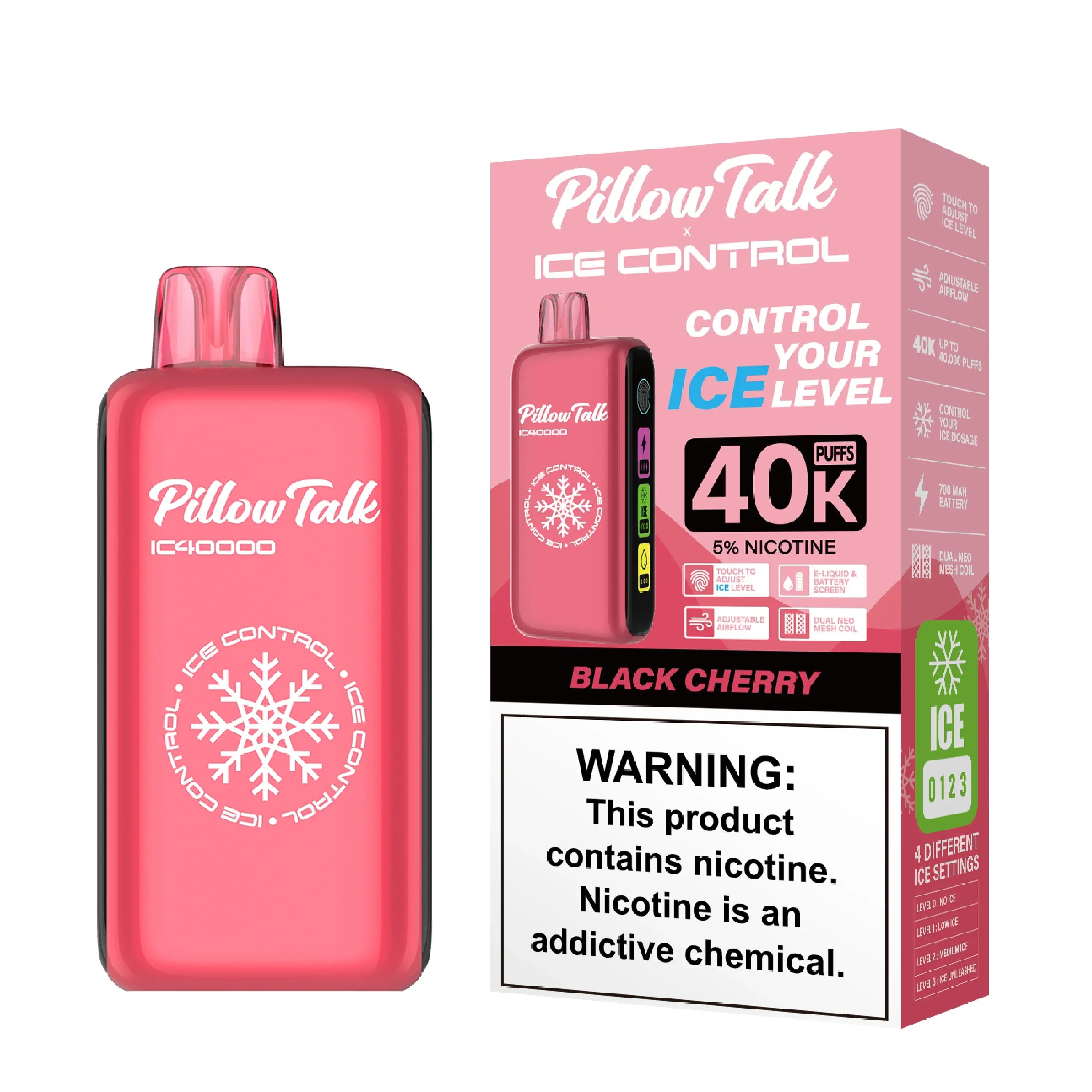 Pillow Talk Ice Control IC40000 Disposable Vape Black Cherry