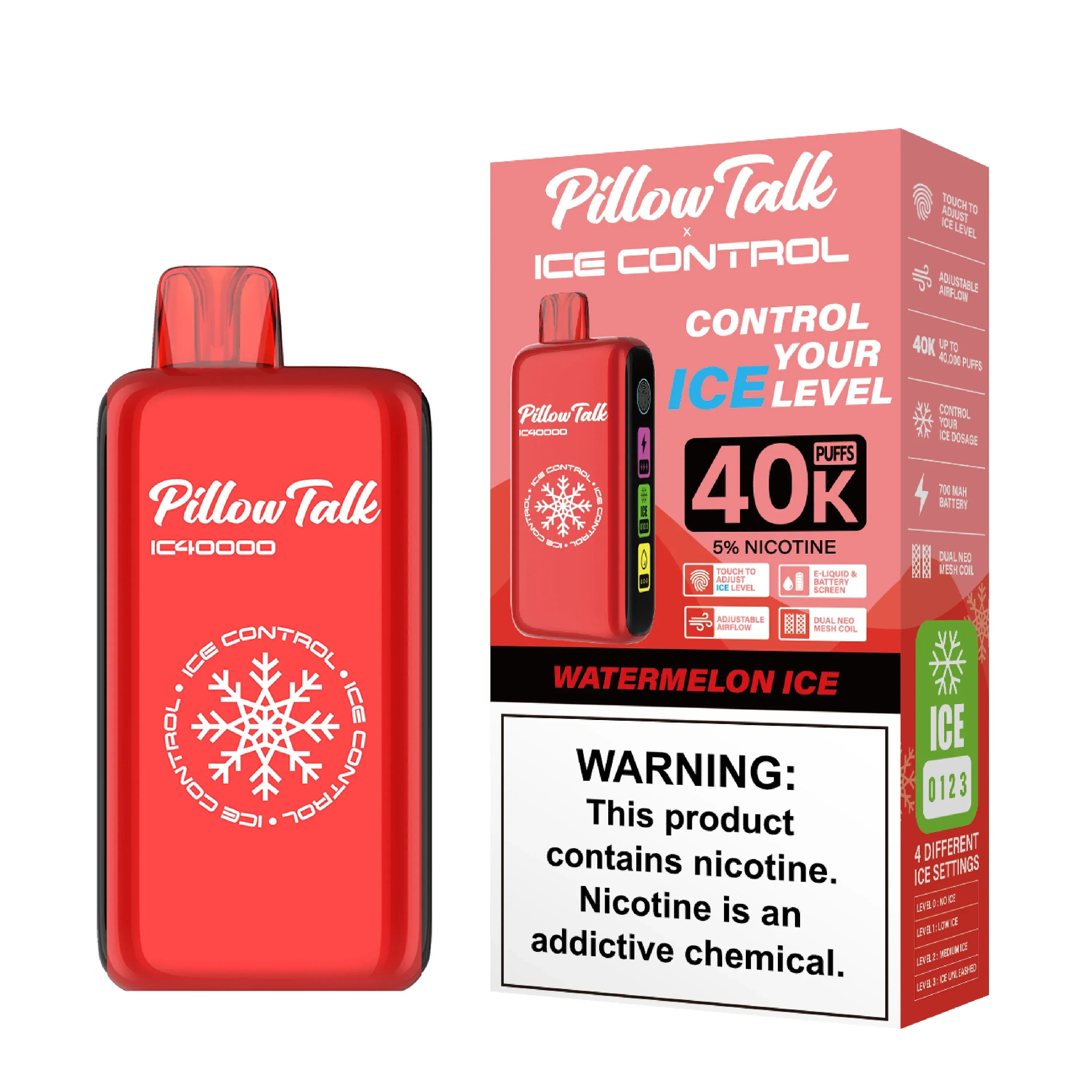 Pillow Talk Ice Control IC40000 Disposable Vape Watermelon Ice