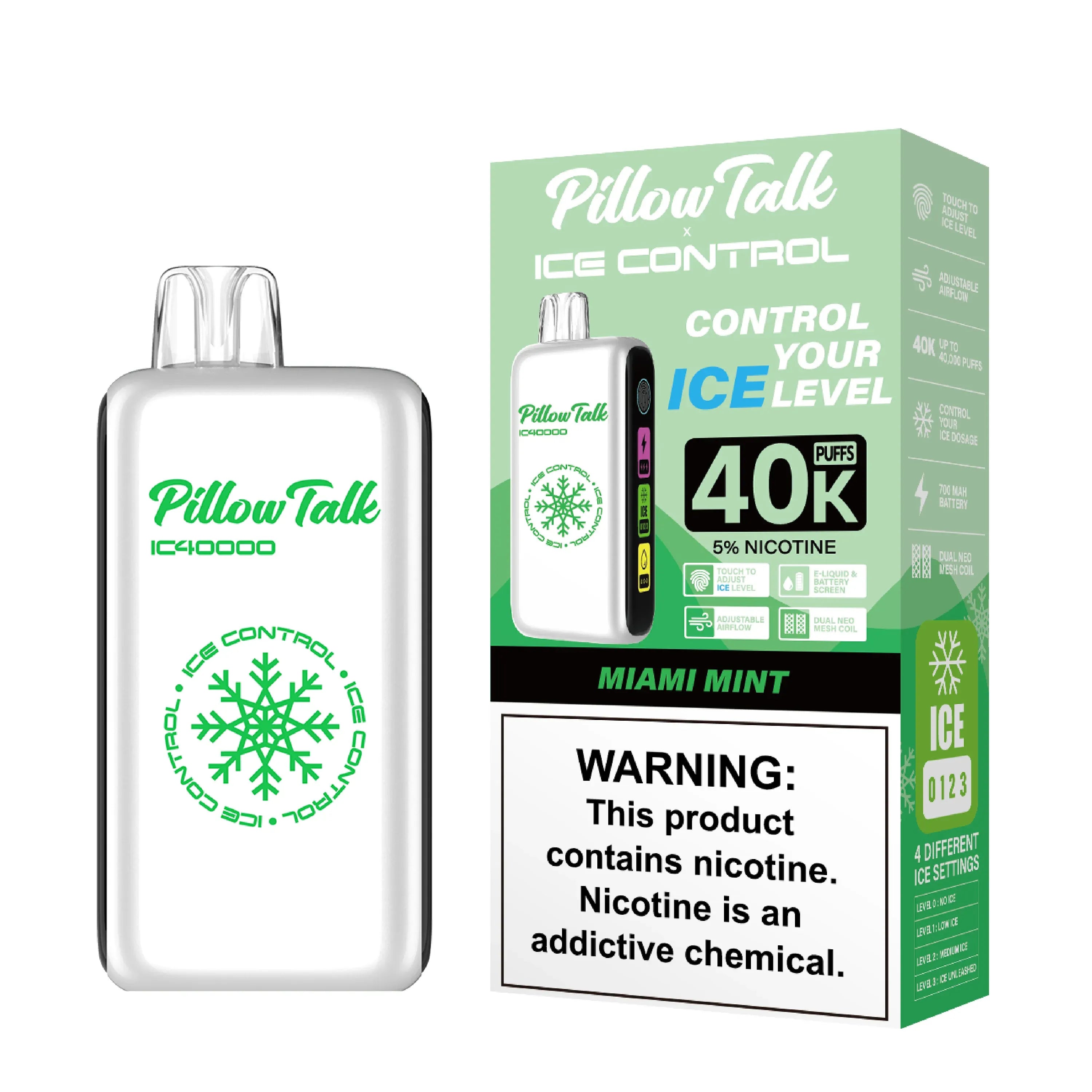 Pillow Talk Ice Control IC40000 Disposable Vape Miami Mint